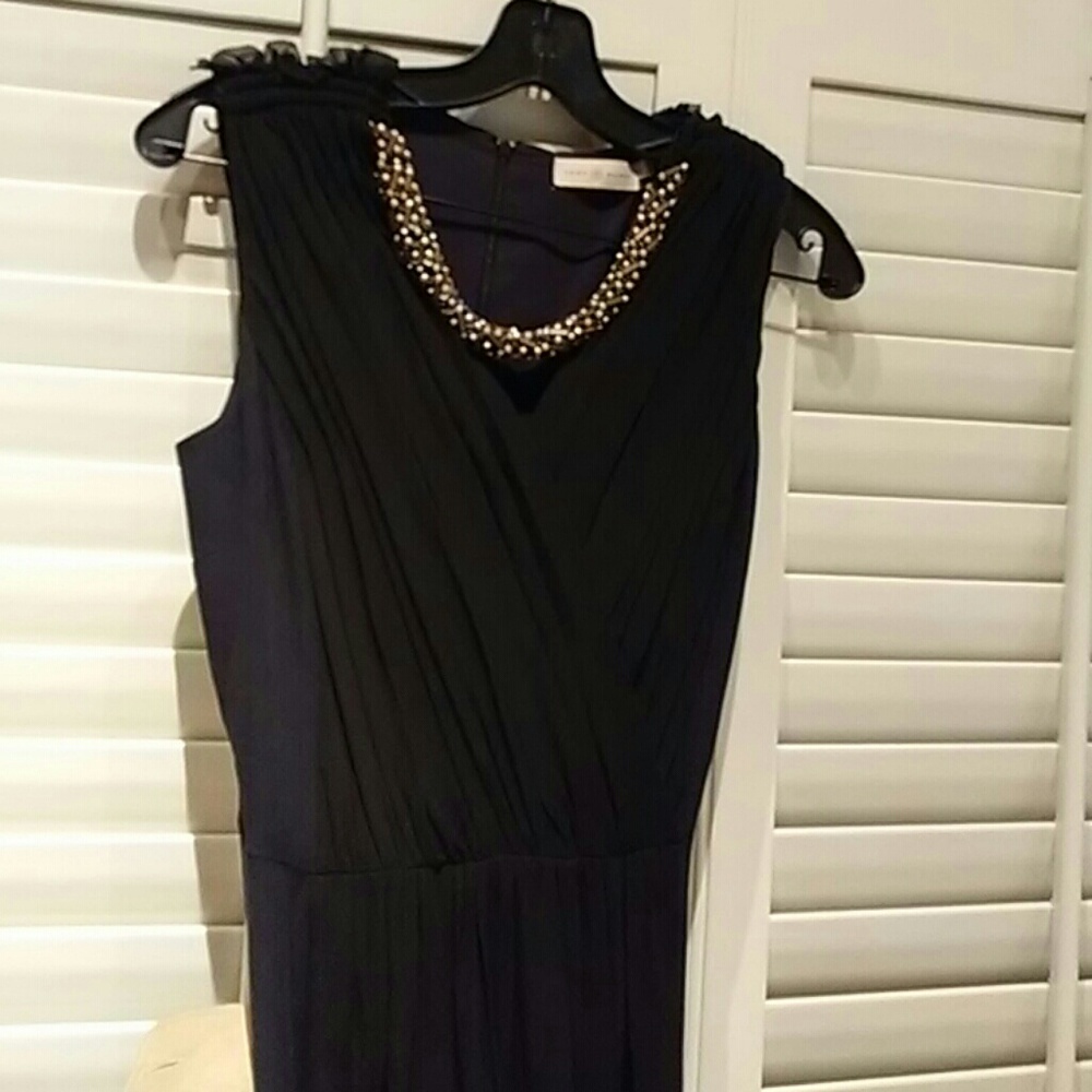 NWT Tory Burch black & navy gown / long dress